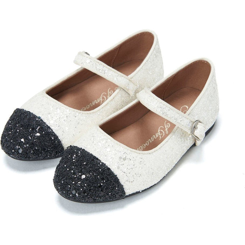 Bebe Glitter White/Black
