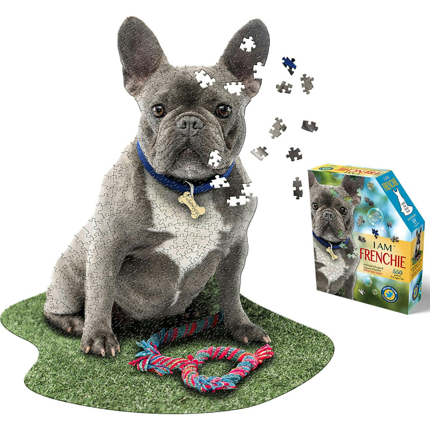 Madd Capp: I Am Frenchie - 550 Piece Puzzle - Shaped Animal Jigsaw