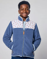Kids American Flag Fleece Jacket