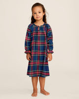 Girl's Brushed Twill Delphine Nightgown in Windsor Tartan