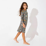 Trick or Treaters Bamboo Girls' Long Sleeve Dress