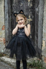 Black Cat Dress & Headpiece