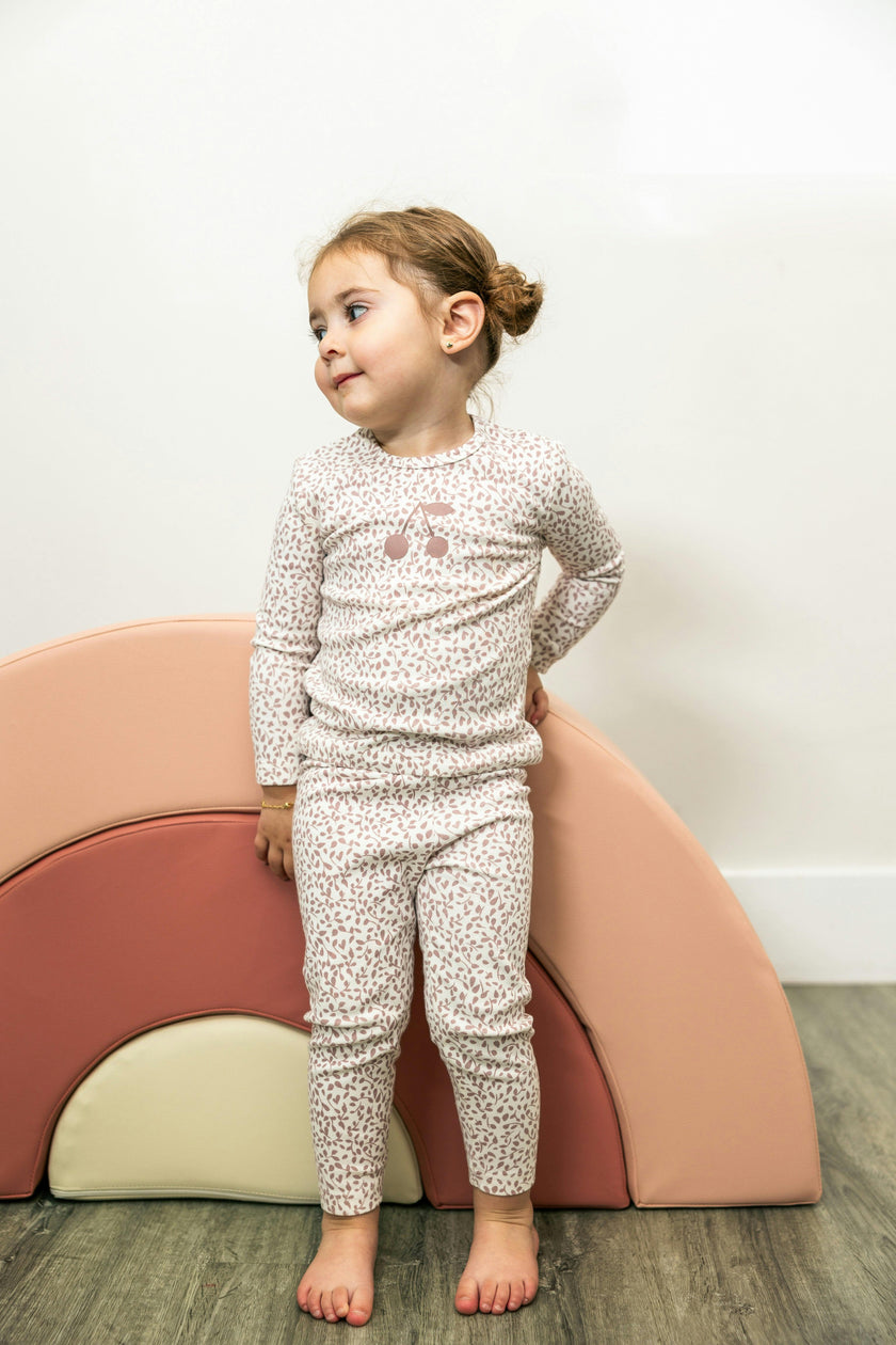 Cherry Print 2Pc Set
