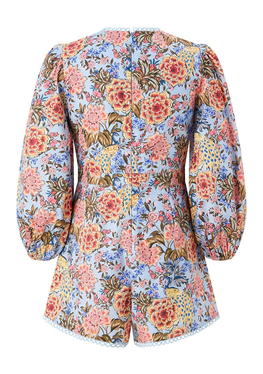 Iliana Sleeve Cotton Romper