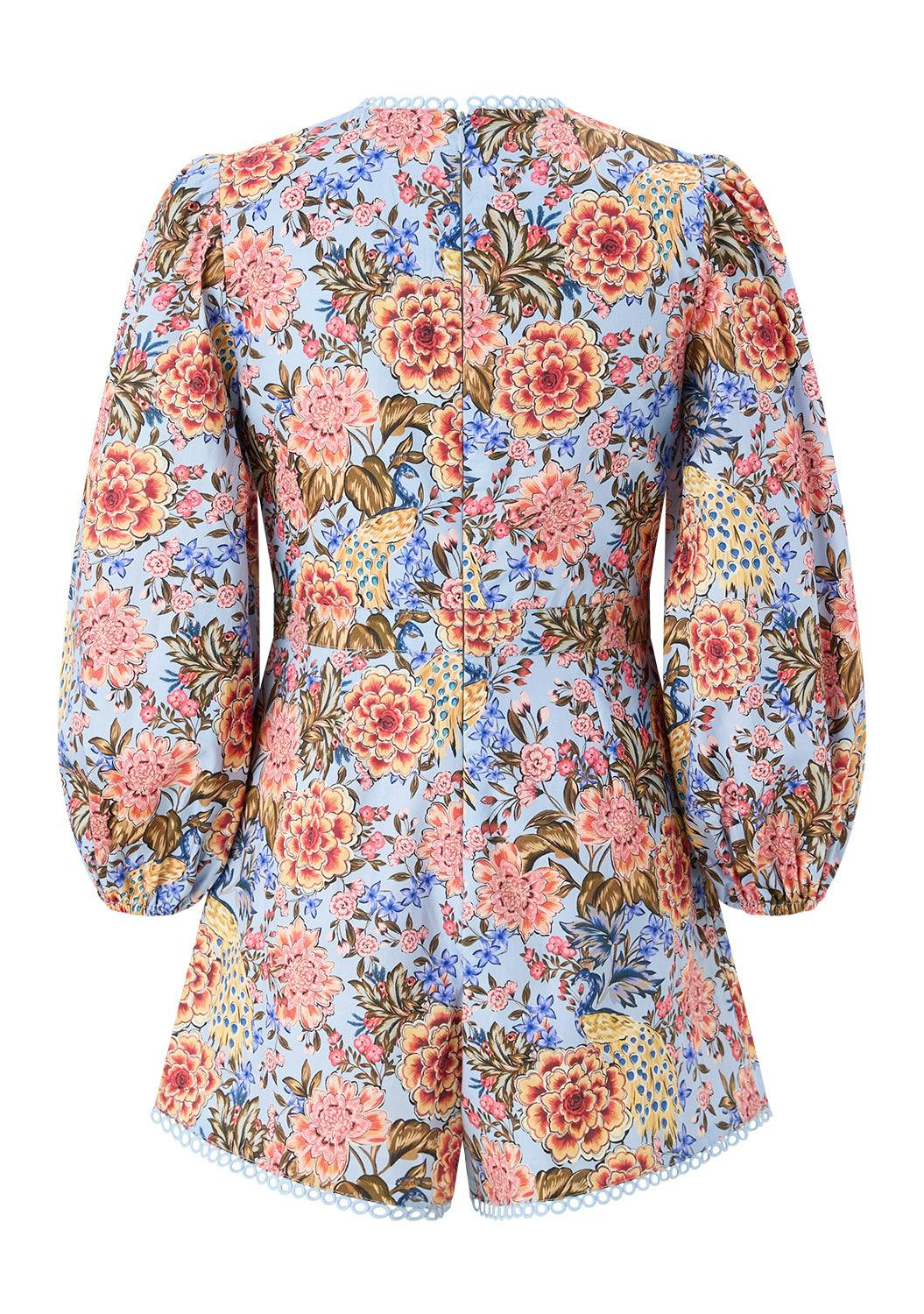 Iliana Sleeve Cotton Romper