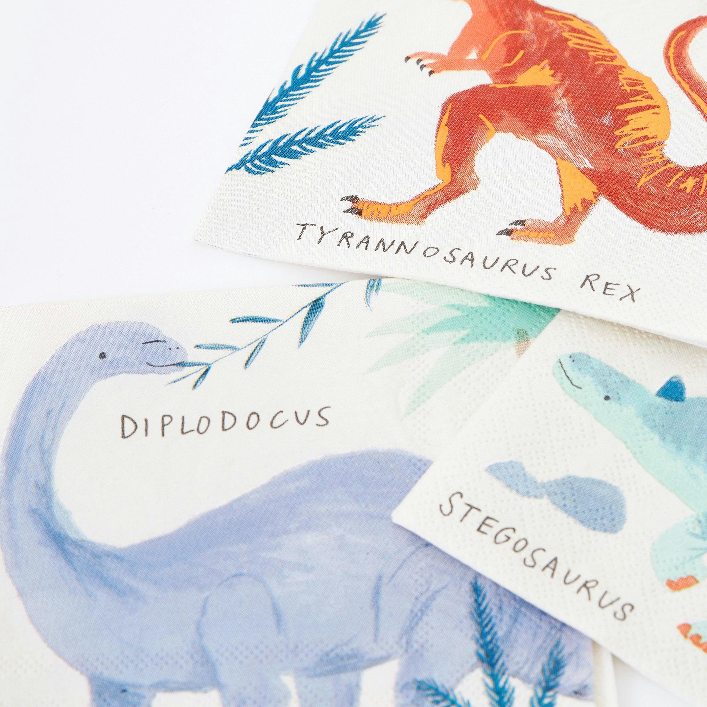 Dinosaur Kingdom Small Napkins