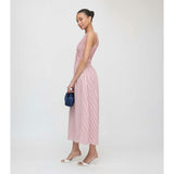 The Cosima Nap Dress - Red Ticking Stripe