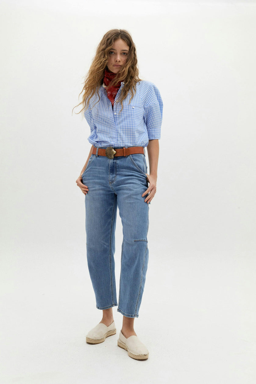 Ambar Denim Pants - Washed Indigo