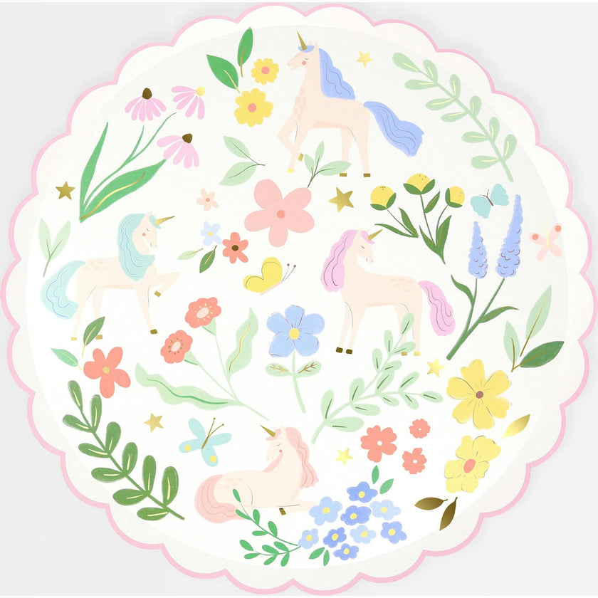 Meadow Unicorns Dinner Plates