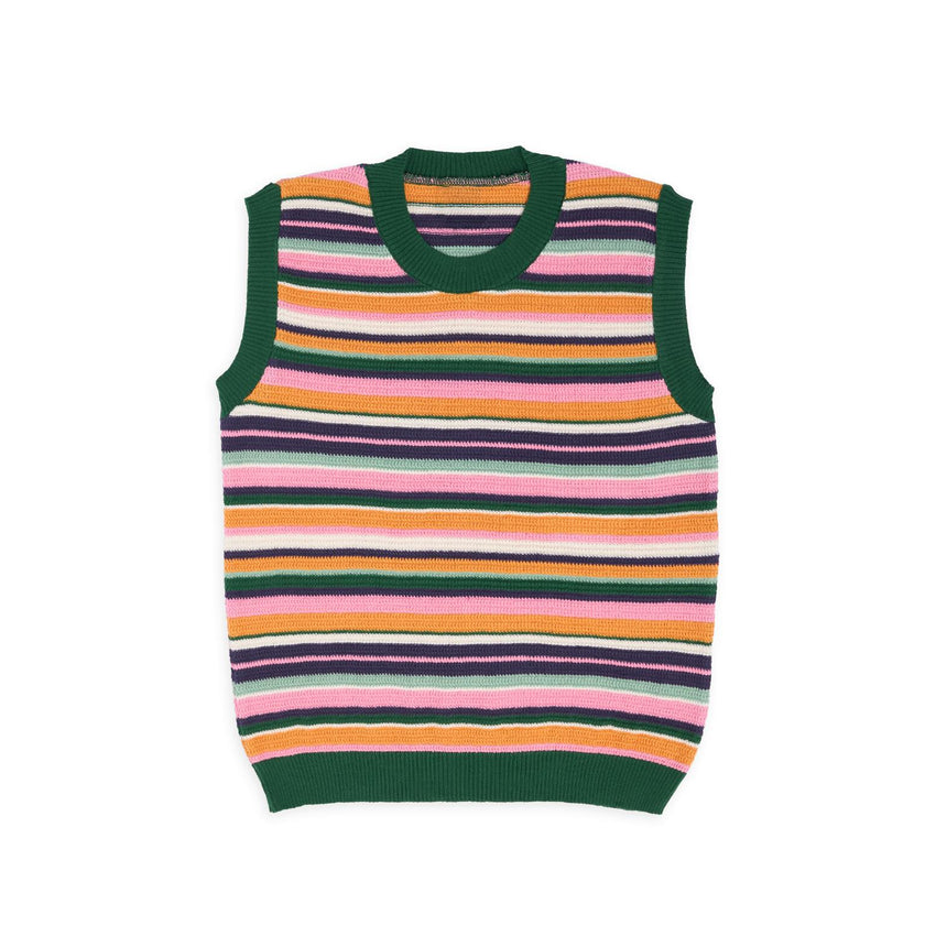 women's organic cotton top – tropical garden