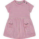 Short Sleeve Bow Pocket Dress