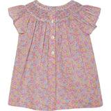 Made With Liberty Fabric Smocked Girls Blouse Isabella