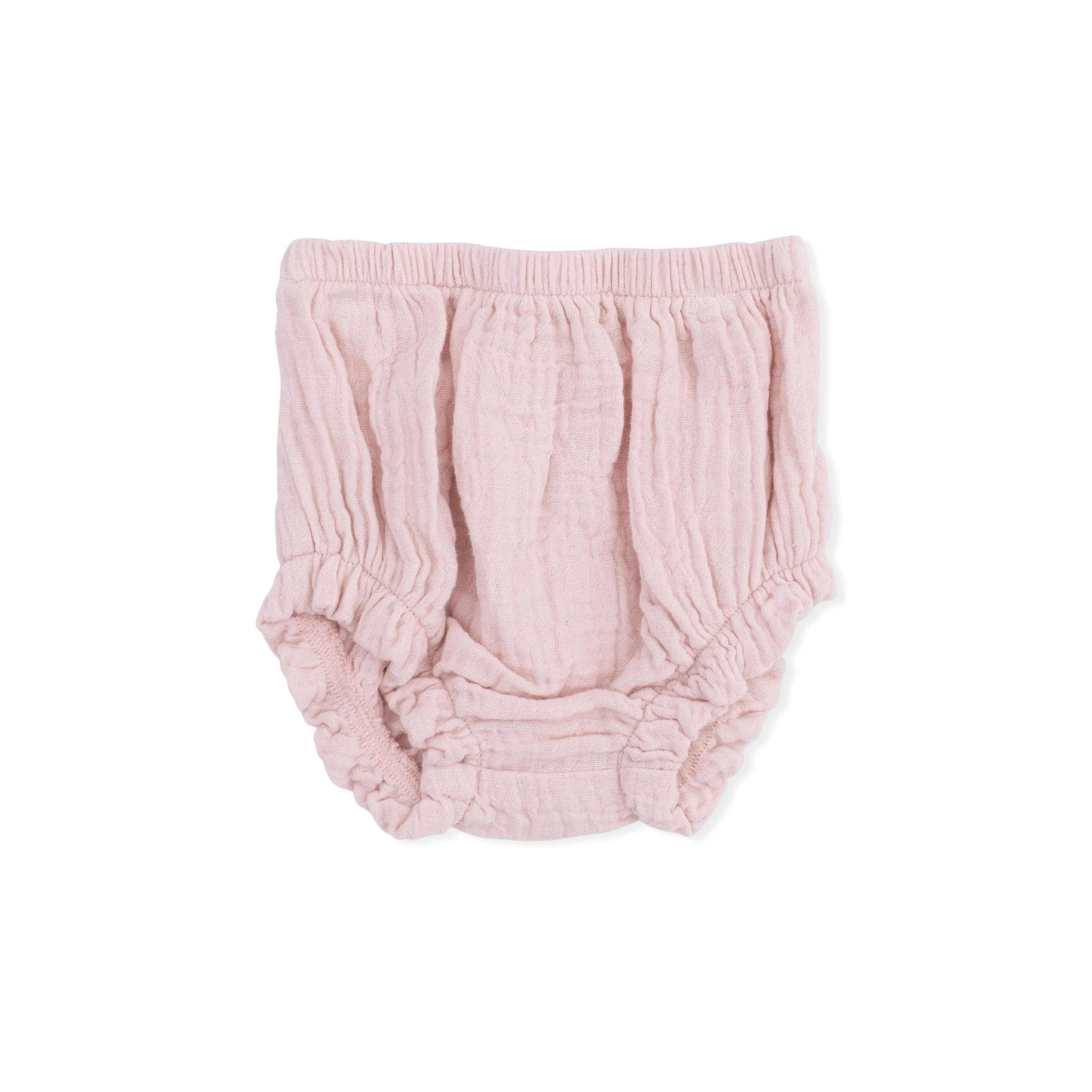 Solid Muslin Lotus - Smocked Top with Bloomer