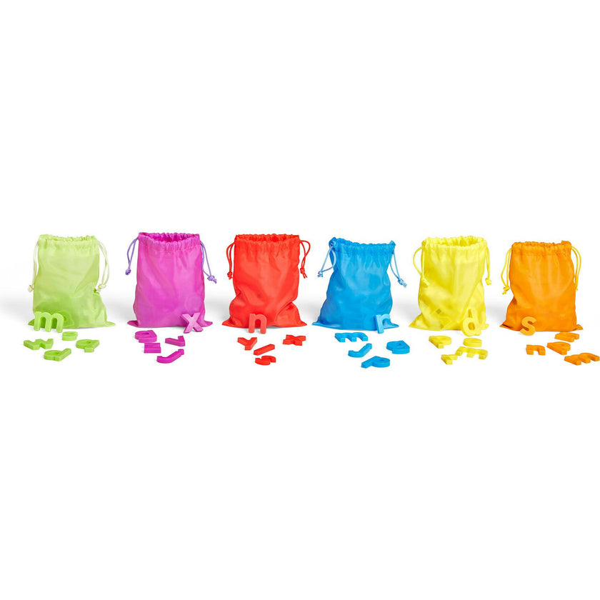 Rainbow Lowercase Magnetic Letters