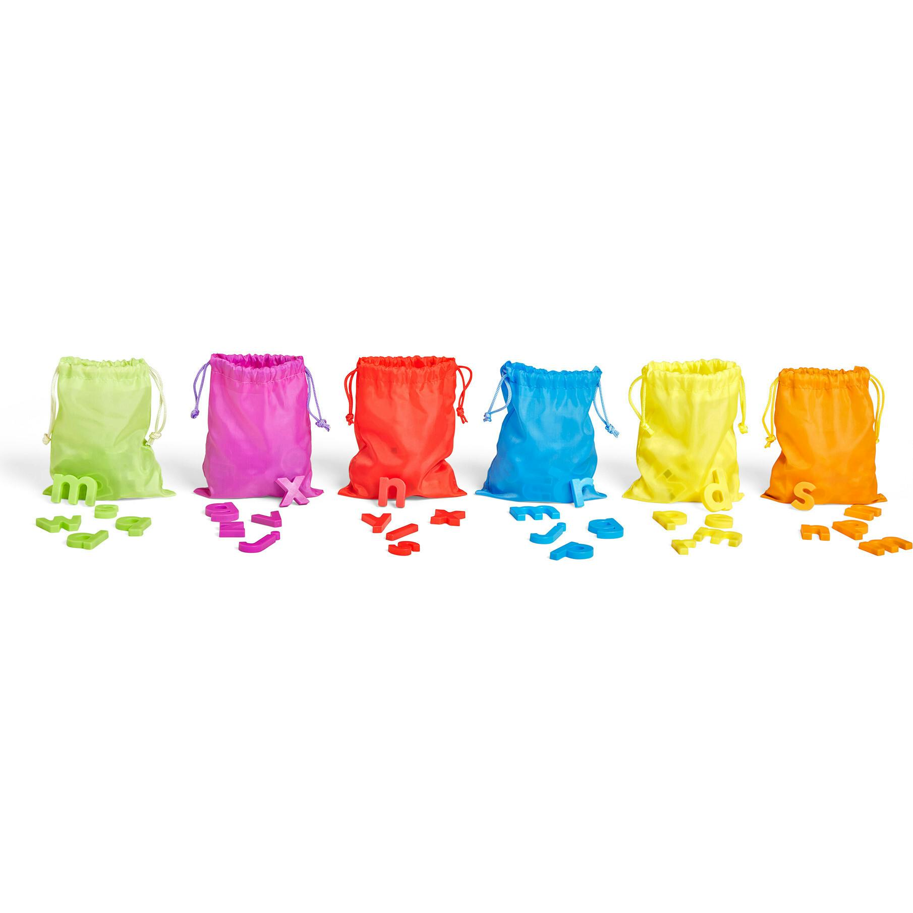 Rainbow Lowercase Magnetic Letters
