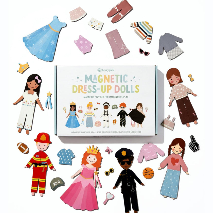 Magnetic Dress-Up Dolls Play Set