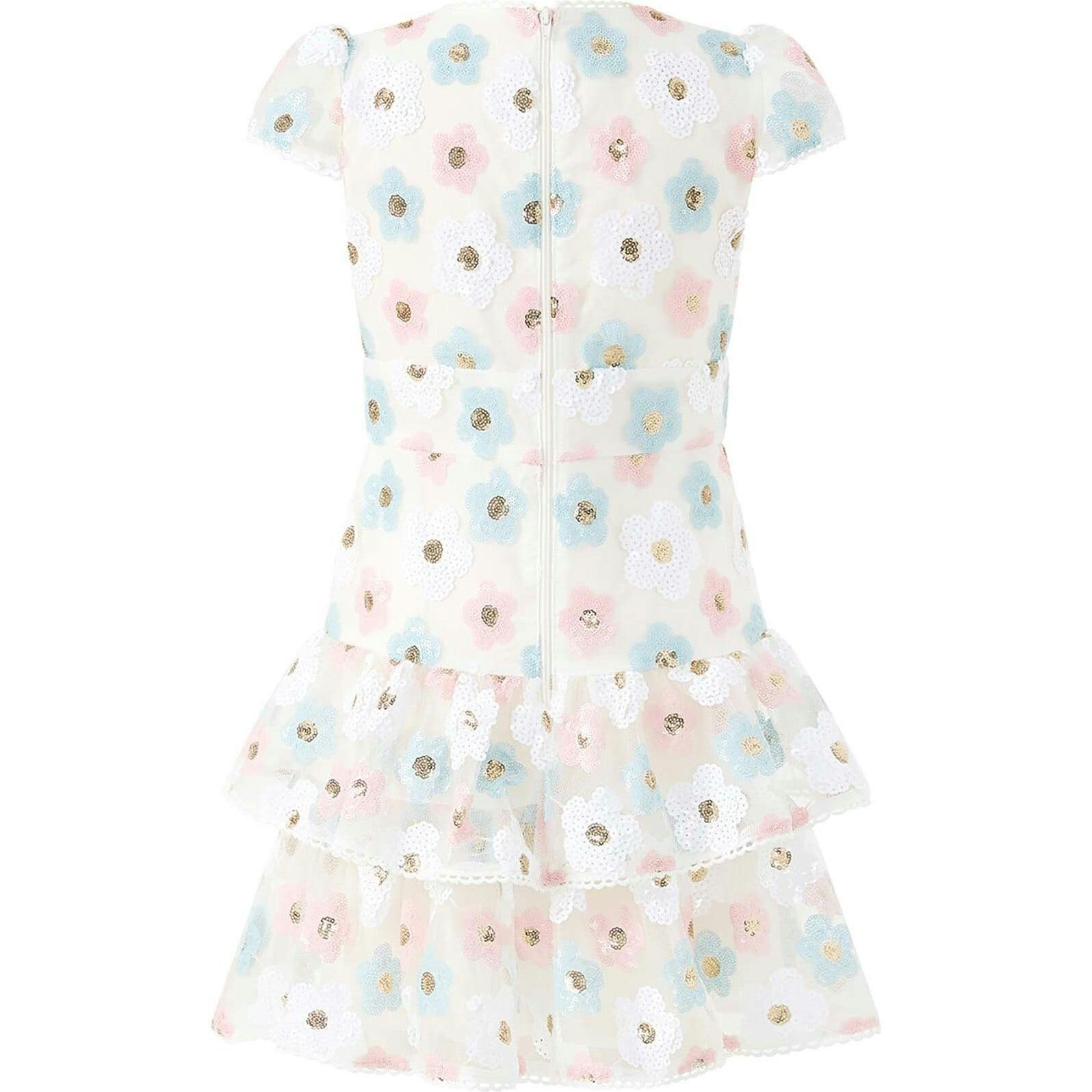 Gabrielle Frill Sequin Mini Dress