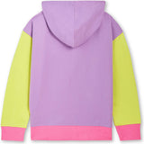 Colorblock Zip Hoodie Sweatshirt, Multi