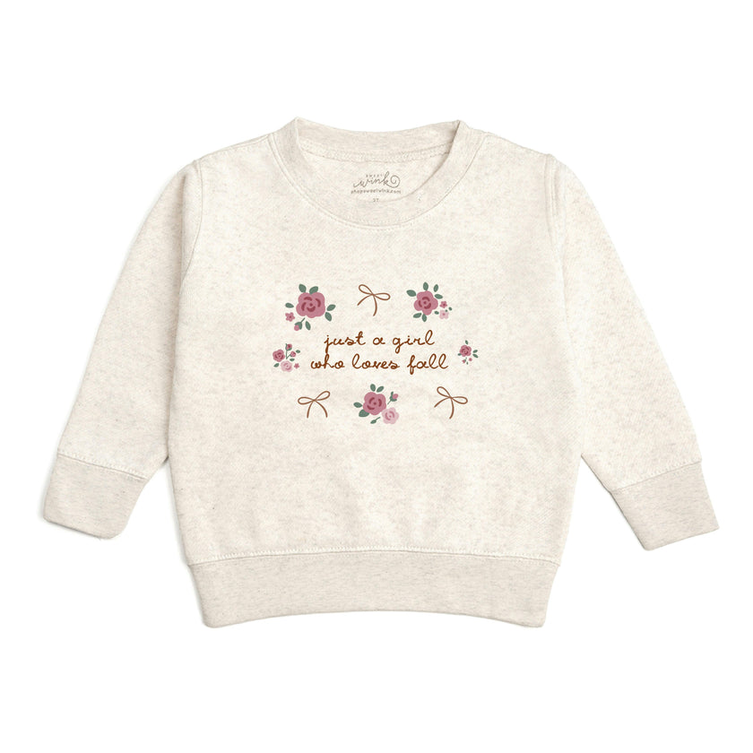 Just A Fall Girl Sweatshirt