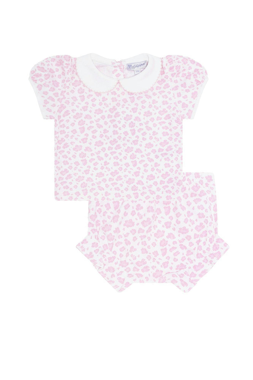 Pink Cheetah Print Diaper Cover Set