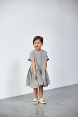 Hi-Low Drop Waist Dress