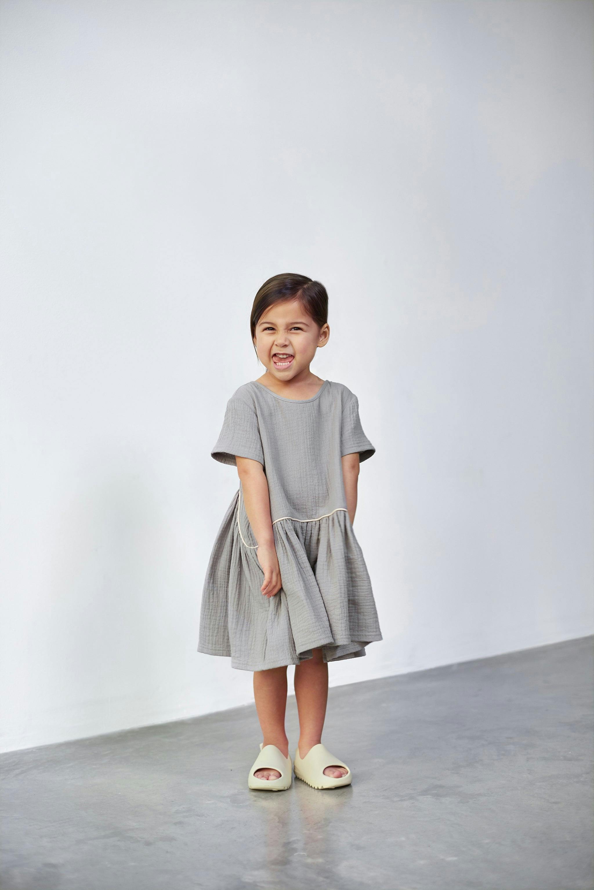 Hi-Low Drop Waist Dress