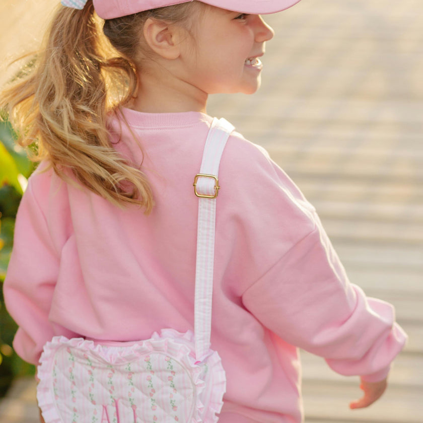 Rainbow Sparkle Bow Baseball Hat