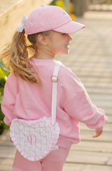 Rainbow Sparkle Bow Baseball Hat
