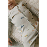 Ribbed Sleeper, White