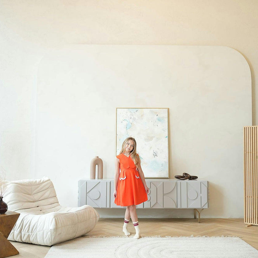 Colette Dress, Orange