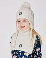 Lined Winter Hat with Pompom