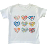 Liberty of London Children's Hearts T-Shirt, Pink
