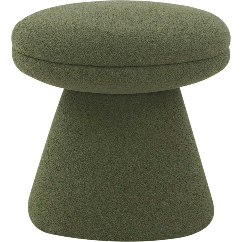 Gisella Boucle Ottoman / Olive