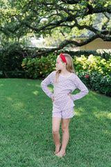 Sophie Girls' Short Set Bunting Floral