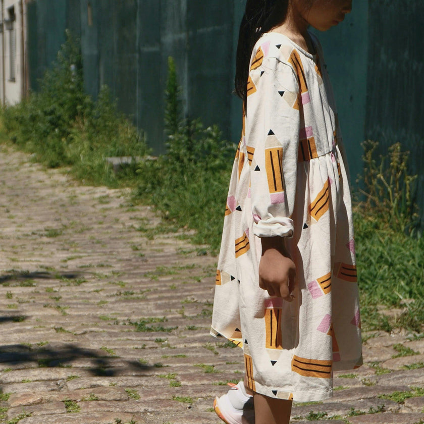 Recycled Jersey Pencil Kid Dress