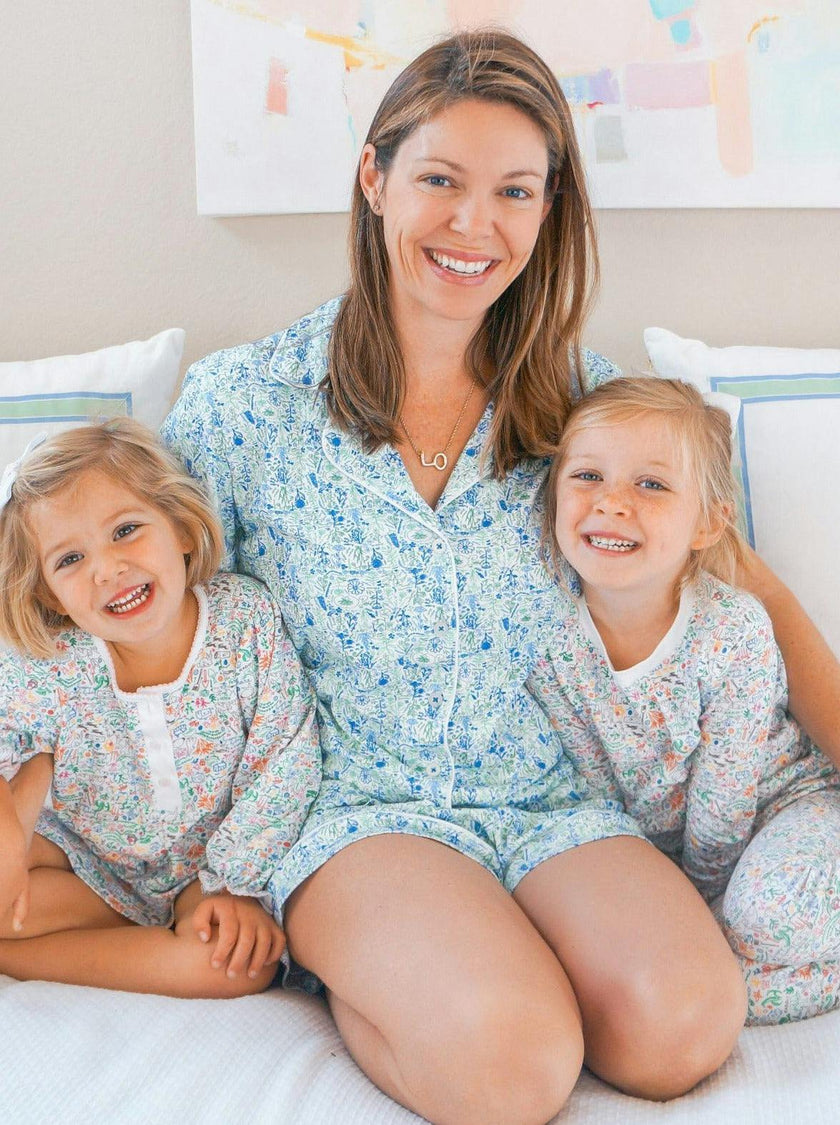Charleston Women’s Button Front Short Pajama Set
