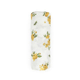 Organic Cotton Muslin Swaddle Blanket - Yellow Roses