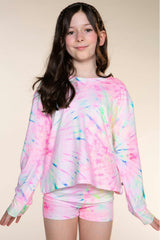 Simply Soft Long Sleeve Easy Tee & Tumble Short Lounge Set