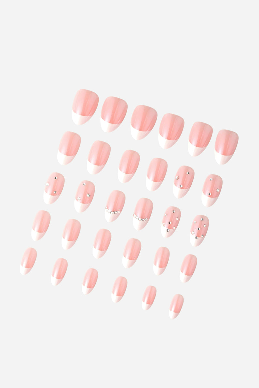 French But Make It Fabulous - Short Almond Press-On Nails