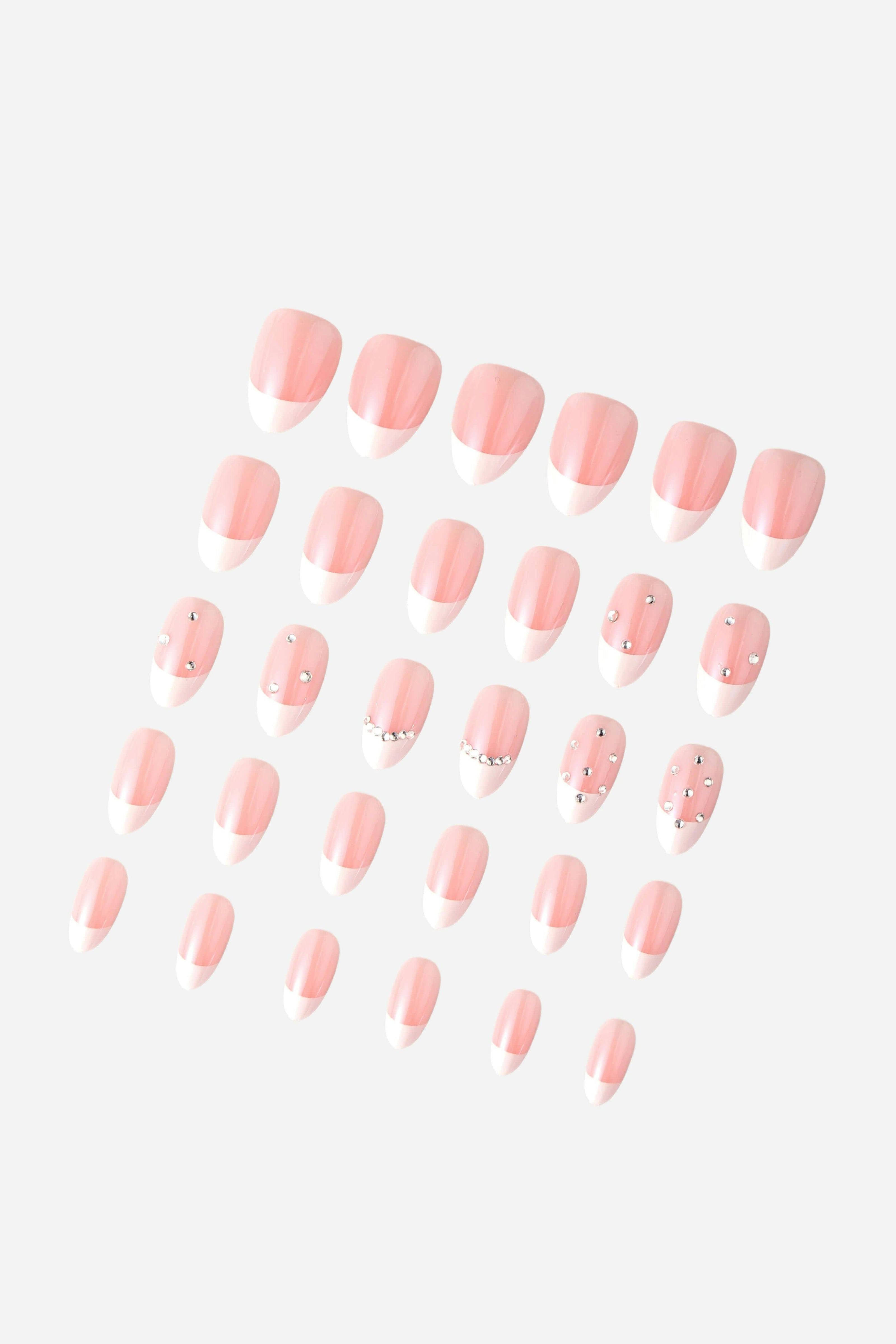 French But Make It Fabulous - Short Almond Press-On Nails