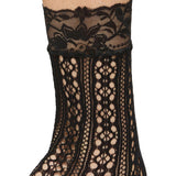Women's Alexia Fishnet Lace Cuff Socks