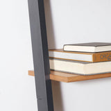 Kamy 2 Shelf Leaning Desk