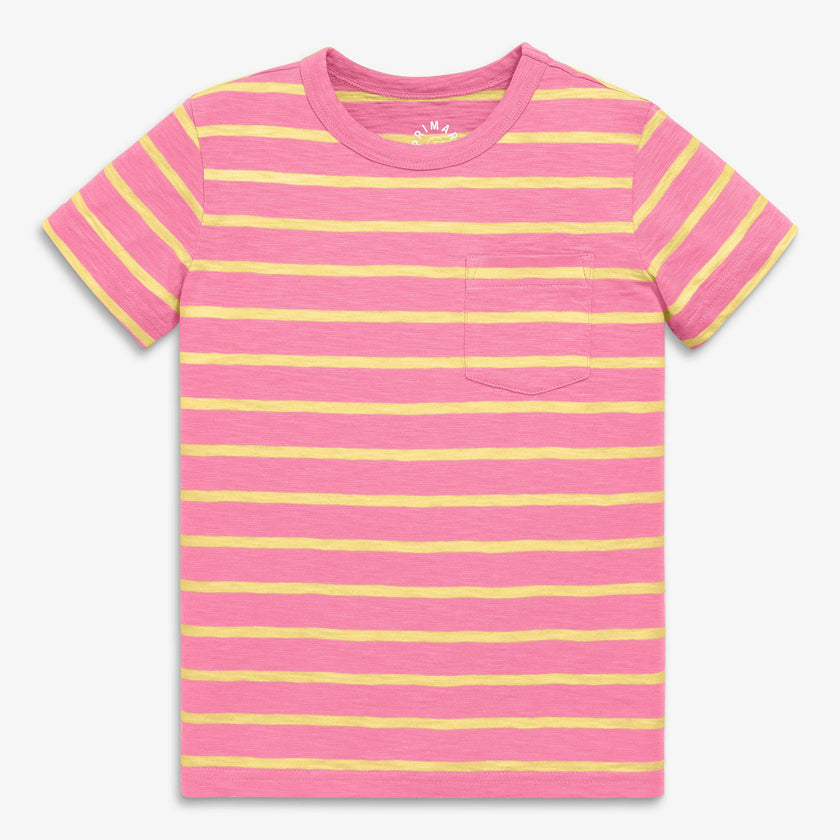 Kids pocket tee in stripe