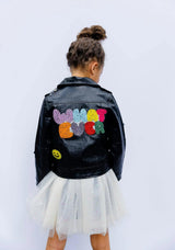 Whatever Beaded Leather Jacket