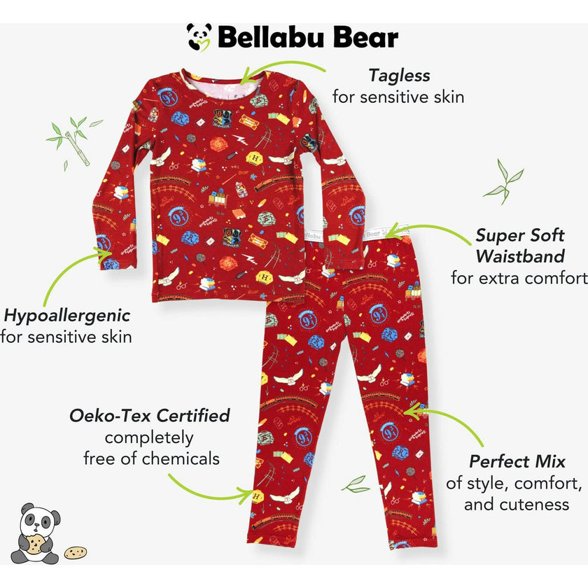 Hogwarts Express Bamboo Kids Pajamas