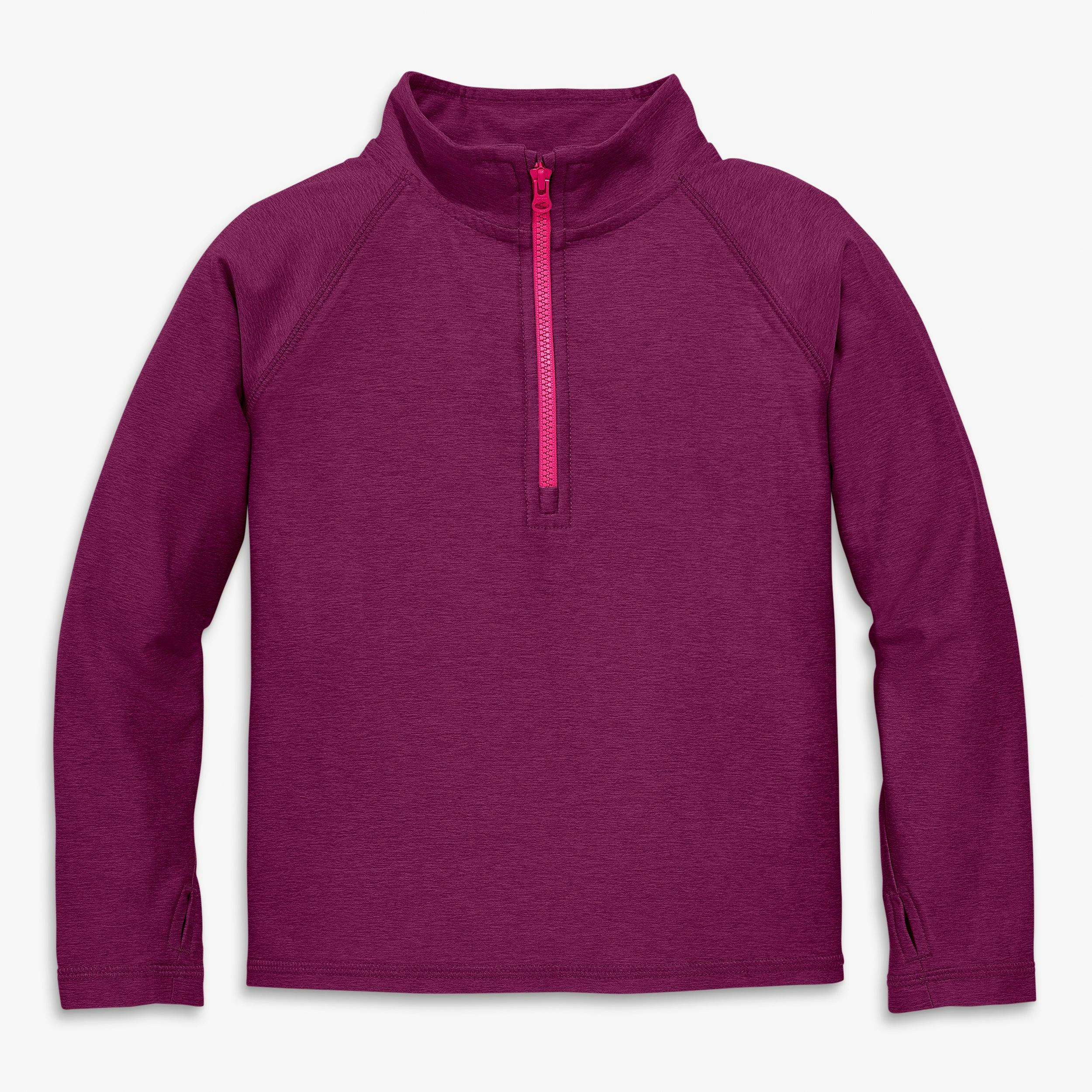 Kids FlexKnit half-zip pullover