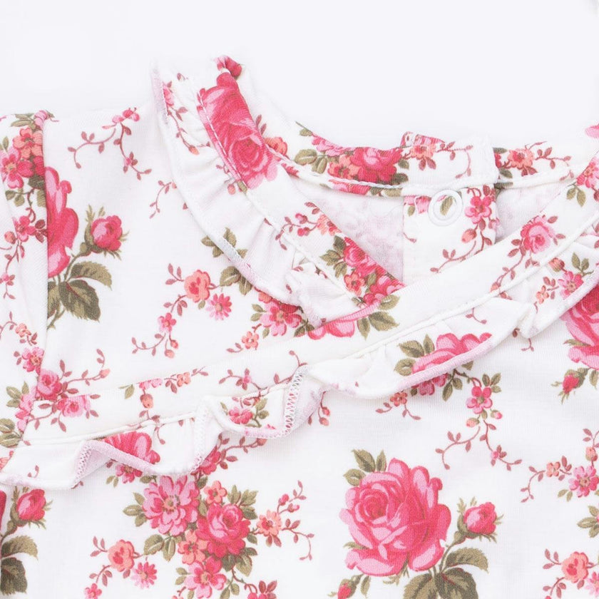Elegant Roses - Kimono Gown & Knot Headband