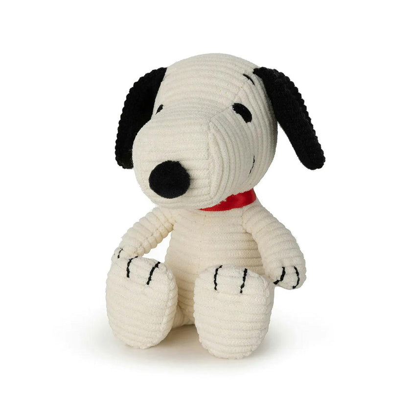 PEANUTS SNOOPY Sitting Corduroy Cream in Giftbox 11"