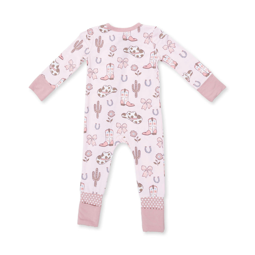 Cowgirl Boots and Bows - Convertible Romper