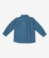 Jeffie Shirt, Petrol Mini Corduroy